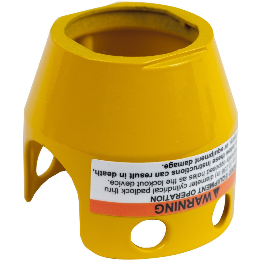 Pushbuttons Metal Guard, Padlockable, Yellow, For 40mm Mushroom Head