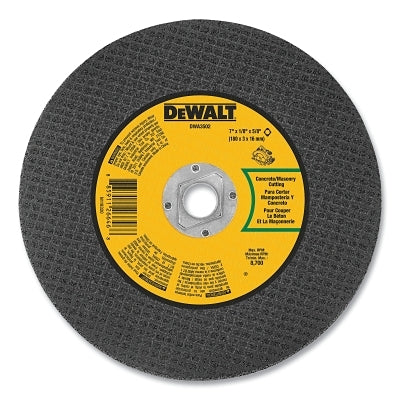 Type 1 HP Masonry Cutting Wheel, 7 in dia x 1/8 in Thick x 5/8 in Arbor dia, 120 Grit, Aluminum Oxide