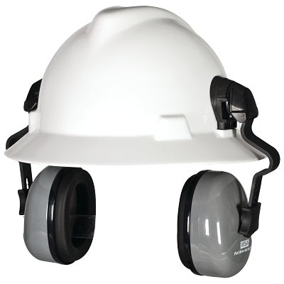 SoundControl SH Cap Earmuffs, 25 dB, Gray/Black, Cap-Mounted