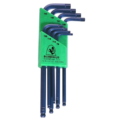 BallStar L-Wrench Sets, 8 per holder, Torx Ball Tip