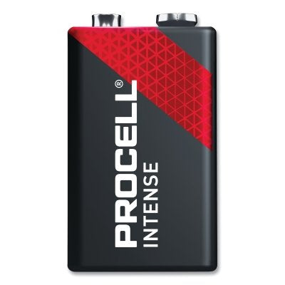 Procell Intense Battery, Alkaline, 9V, 9V DC