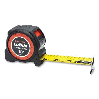 Command Control Series Tape Measure, 1-3/16 in W x 16 ft L, Yellow Clad