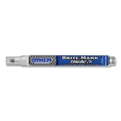BRITE-MARK ROUGHNECK Paint Marker, Blue, Medium (#16), Bullet, Valve Action