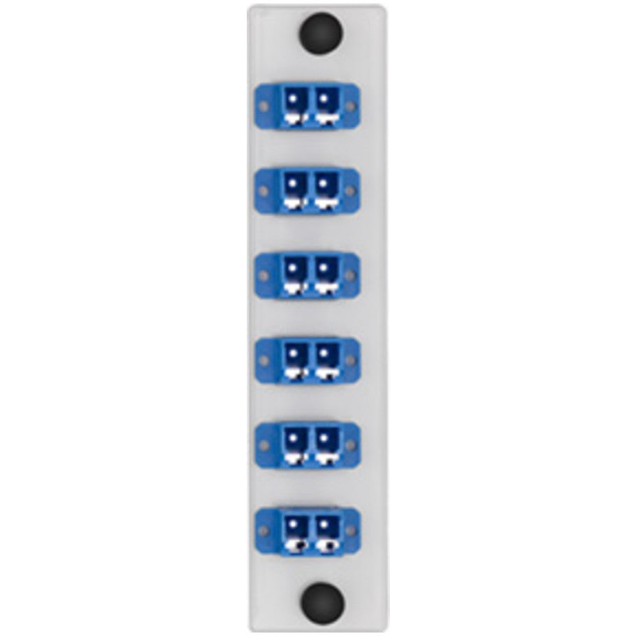 LightSpace Adapter Plate, LC Singlemode, White