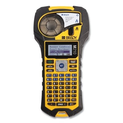 M210 Handheld Label Maker; Thermal Transfer; Yellow