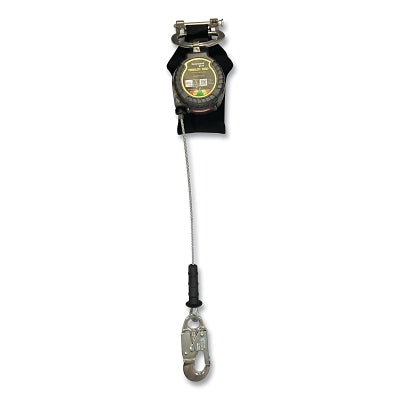 TurboLite TurboLite+ Edge Cable, 9 ft, Galv Steel Cable, One Pin Connector, Al Captive Eye Carabiner, Single Leg, 420 lb