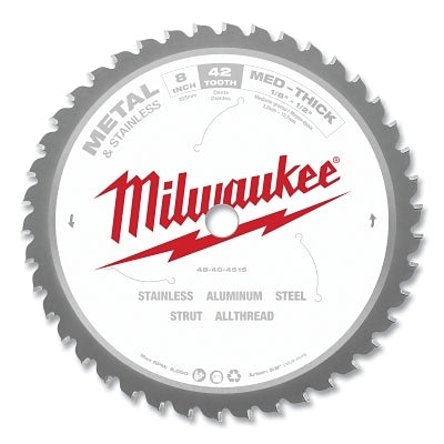 Endurance Carbide Circular Saw Blade, 8 in dia, 42 Teeth