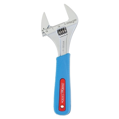 Code Blue WideAzz Adjustable Wrench, 8 in OAL, 1.54 in Opening, Clam