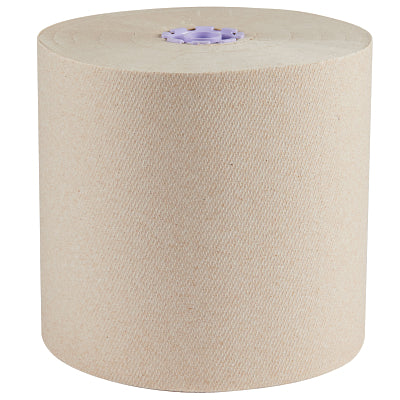 Essential System 100% Recycled Fiber Hard Roll Towel, Brown, 700 ft Roll