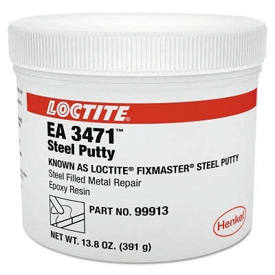 Fixmaster Steel Putty Kit, 1 lb, Gray/White