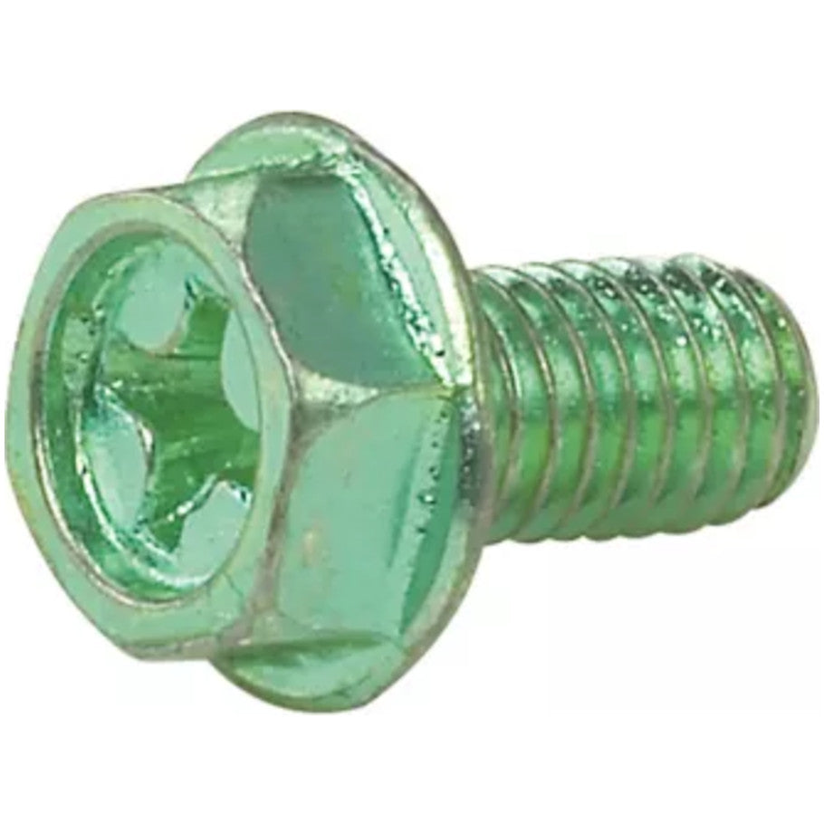 10-32 x 3 /8 in. Grounding Screw, Green