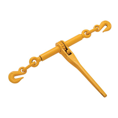 Ratchet Load Binder, 3/8 in Grade 70, 1/2 in Grade 43, 9,200 lb Working Load Limit, 6.5 in Take Up