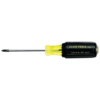 Profilated Phillips-Tip Cushion-Grip Screwdriver, #1, 6-3/4 in L,