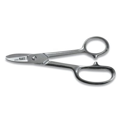 High-Leverage Electrican's Scissor/Snip, 6.5 in, Steel Handle