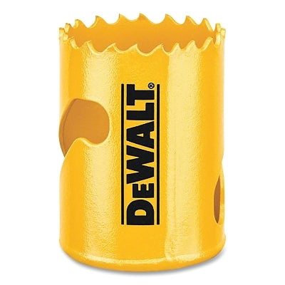Bi-Metal Hole Saw, 1-11/16 in dia, 1-3/4 in Cutting Depth, Yellow