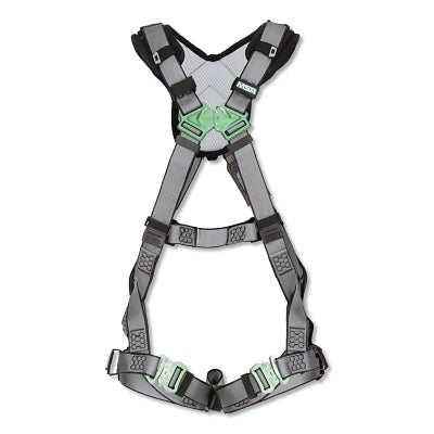 V-FIT Full-Body Harness, Back D-Ring, Standard, 400 lb Weight Cap, Quick-Connect Leg Straps, Shoulder Padding