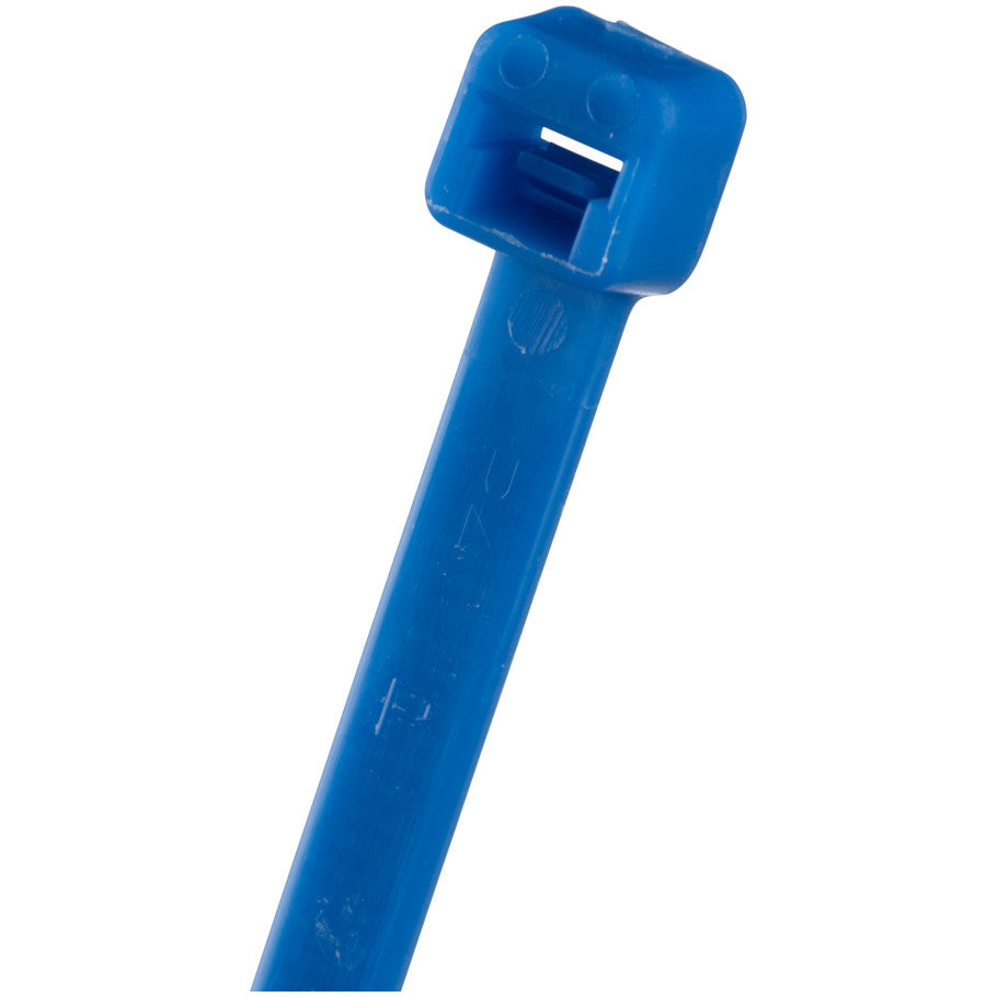 Pan-Ty PLT2I-M6 Cable Tie, Blue, PA6.6, 8"L, 40lb, PK1000