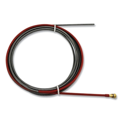 MIG Gun Liner, 0.045 in to 1-1/16 in x 15 ft L, High Carbon Steel, Round Wound