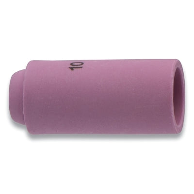 Alumina Nozzle TIG Cup, 5/8 in, Size 10, For Torch 17, 18, 26, Standard, 1-7/8 in
