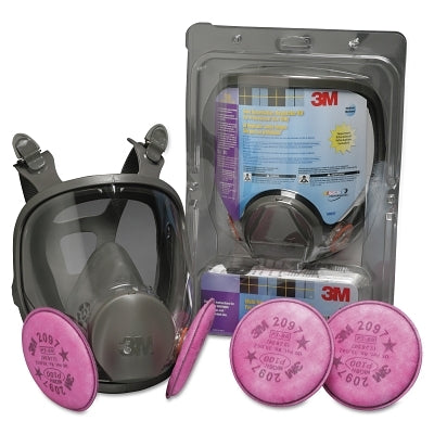 3M 69097 Mold Remediation Respirator Kit 69097, Large, Respiratory Protection, 4-Point Strap, 2 Kits/Case