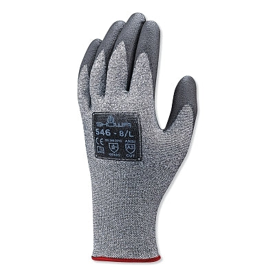 Nitrile, Cut Resistant Gloves, Size M, A3 ANSI/ISEA Cut Level, Gray
