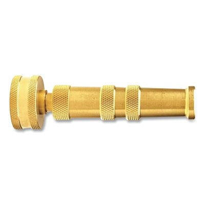 Twist Water Nozzle, Brass, 3/4 in, 4 in L, Retail Packaged