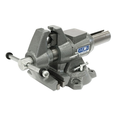Multi-Purpose Bench Vise, 5-1/2 in Jaw Width, 2-3/4 in Throat Depth, Swivel Base
