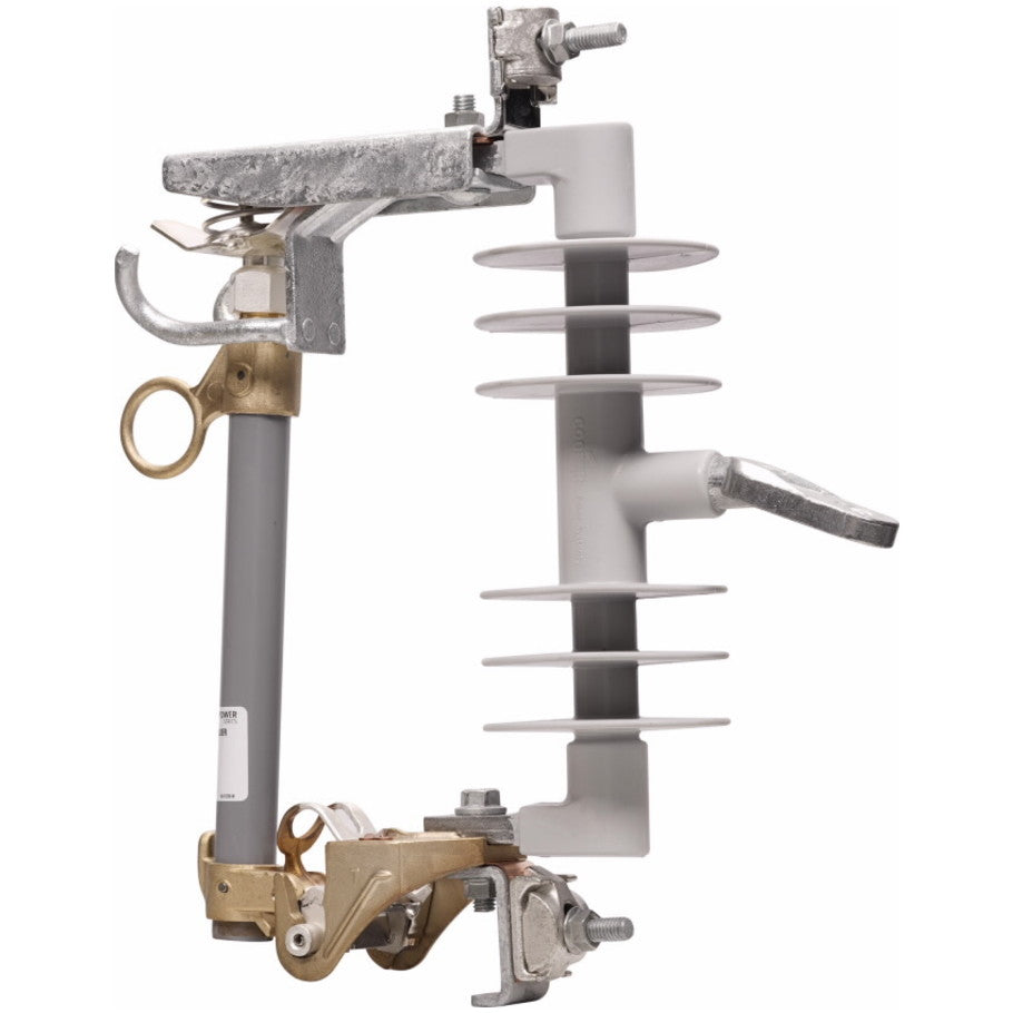 Eaton Cooper Power series L-cutout, 100A, Interrupt sym: 8000A, 27 kV, No brkt, Polymer, BIL: 150 kV, Fuse holder: 100A