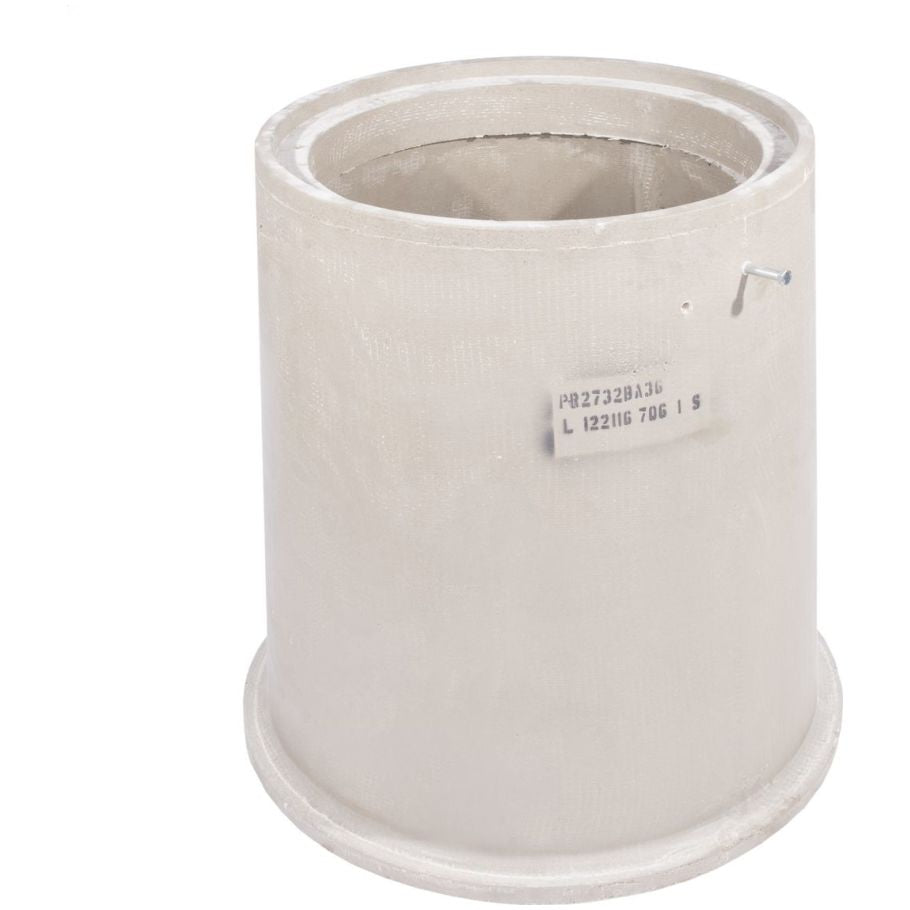 Large Underground Box, Round, Polymer Concrete, 27 X 32 in.