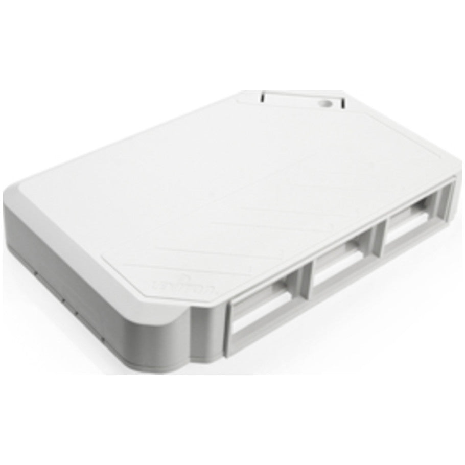 Multimedia Outlet System (MOS) Surface Mount Box, 6-Port, White