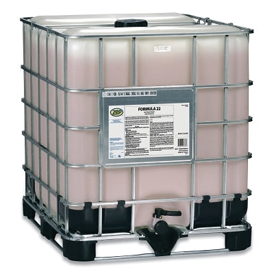 FORMULA 22 Heavy-Duty Concrete Floor and General Purpose Cleaner, 275 gal, Palletized Tank, Citrus