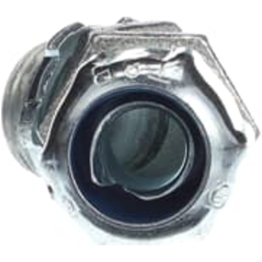 52 Series Liquid Tight Connector, Malleable Iron, 45  176;, Flexible Metal Conduit, 3/8 in.