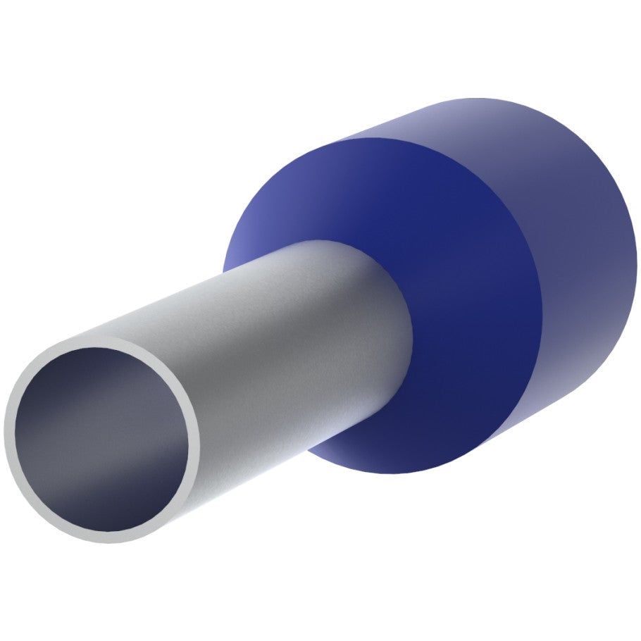 Insulated Ferrule, 14 AWG, Copper, Blue