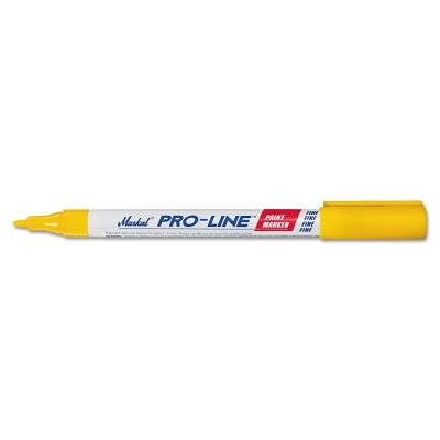 Paint-Riter Fine Liquid Paint Marker, Yellow, 1/16 in Tip, Fine