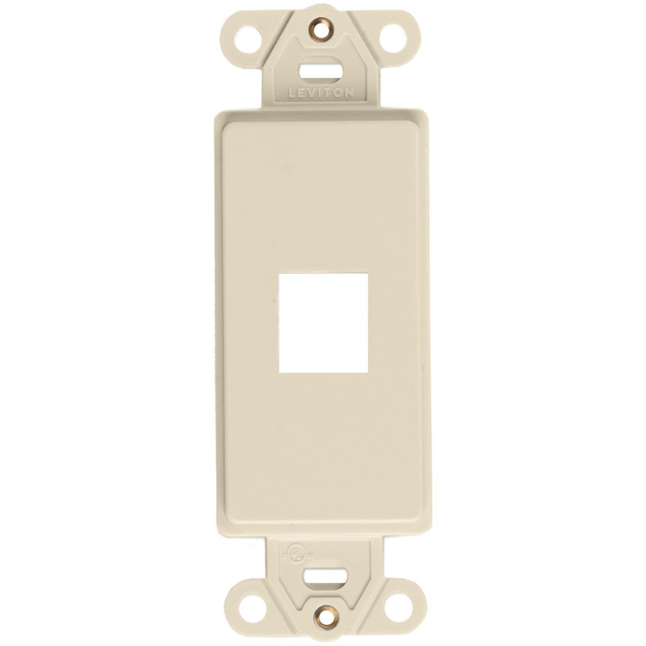 QuickPort Decora Multimedia Insert, 1-Port, Ivory
