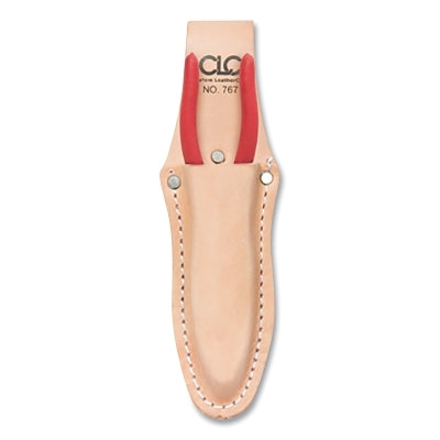 Plier/Tool Holder, 1 Compartment, Molded Top Grain Leather, Tan, For Tools Up to 10 in L