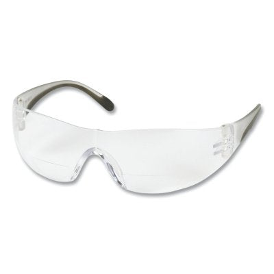 Commander Semi-Rimless Safety Glass, Clear Lens, Anti-Scratch/Anti-Fog