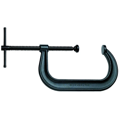 400 Series C-Clamp, Sliding Pin, 2-1/4 in Throat Depth
