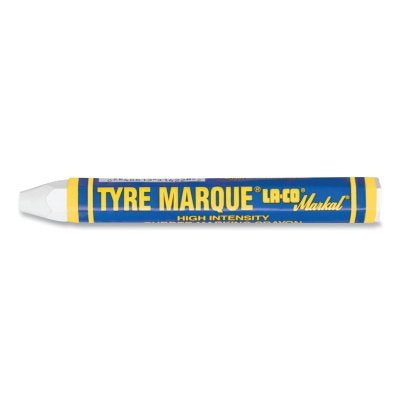 Tyre Marque Solid Paint Crayon, 1/2 in x 4.63 in L, White
