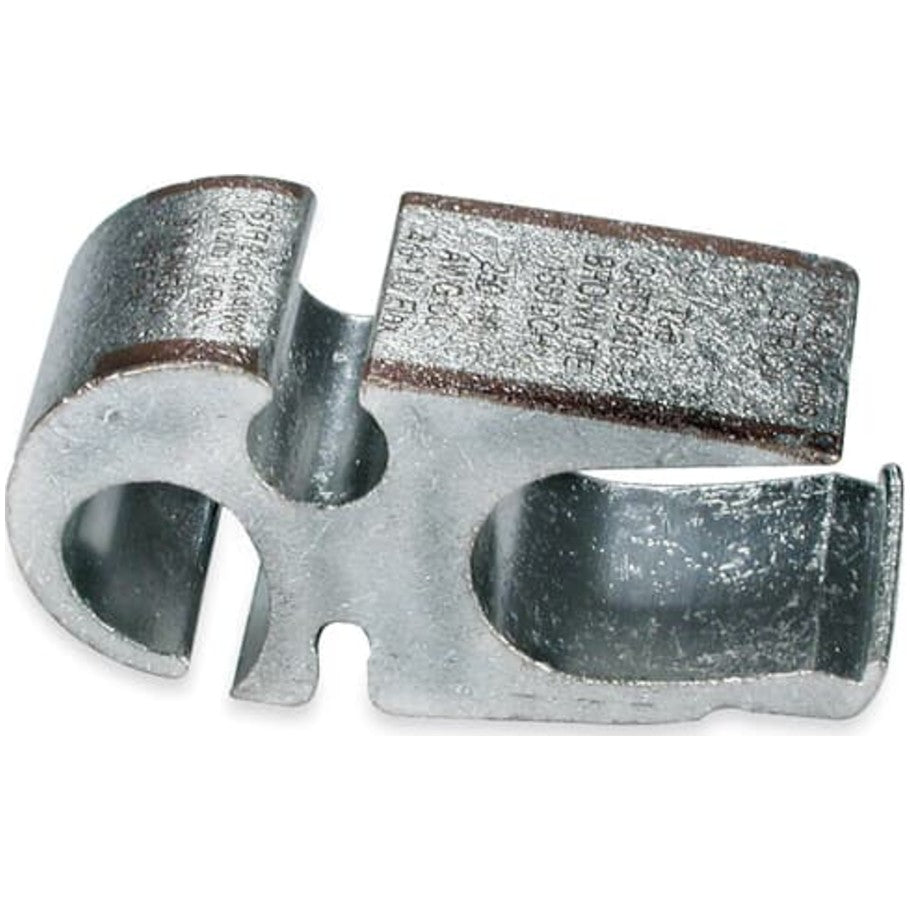 Copper H-Tap for Wire Range Main: 500-4/0 (350-4/0 Flex), Branch (250-1/0 Flex) 4/0-1/0, Brown N