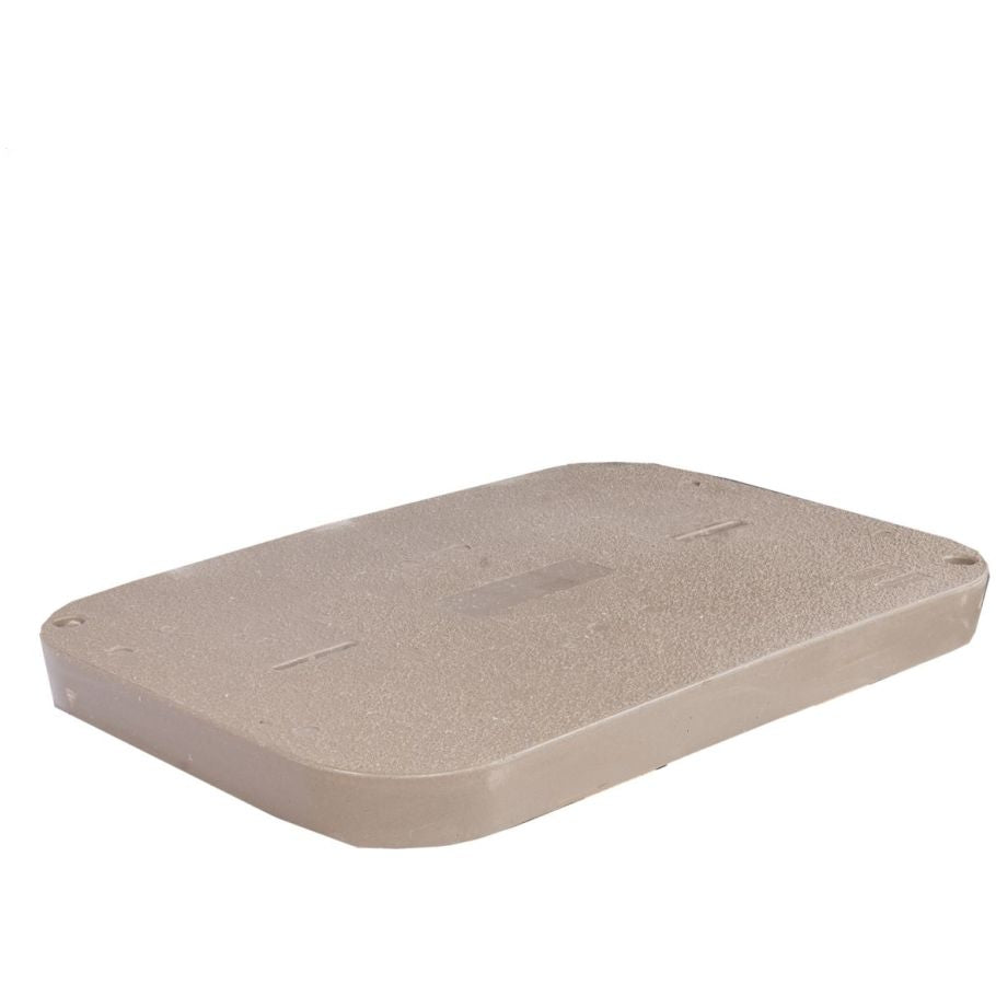 Quazite Polymer Concrete Cover, PG Style, (2) Bolts, 47-5/8 L x 30-1/8 W x 3 in. T