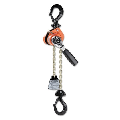 Series 603 Mini Rachet Lever Hoist, 1100 lb, 5 ft Lifting Height, 78 lbf