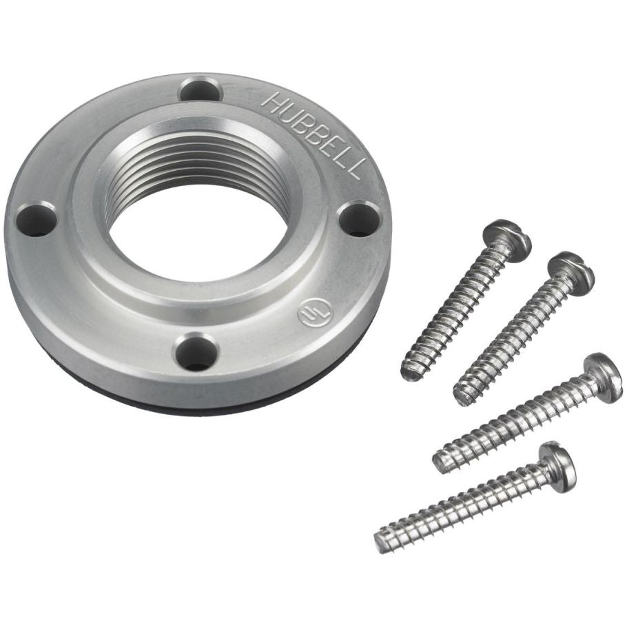 Liquidtight Adapter, 1 in., Use With IEC Pin and Sleeve 30 and 32A, 5-Wire, Machined Aluminum