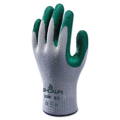 Atlas Fit 350 Nitrile-Coated Glove, Small, Gray/Green