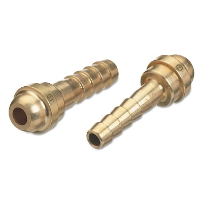 Barbed Hose Nipple, 200 PSIG, Brass, 3/16 in