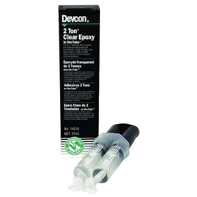 2 Ton Clear Epoxy, 25 mL, Dev-Tube, Clear/White