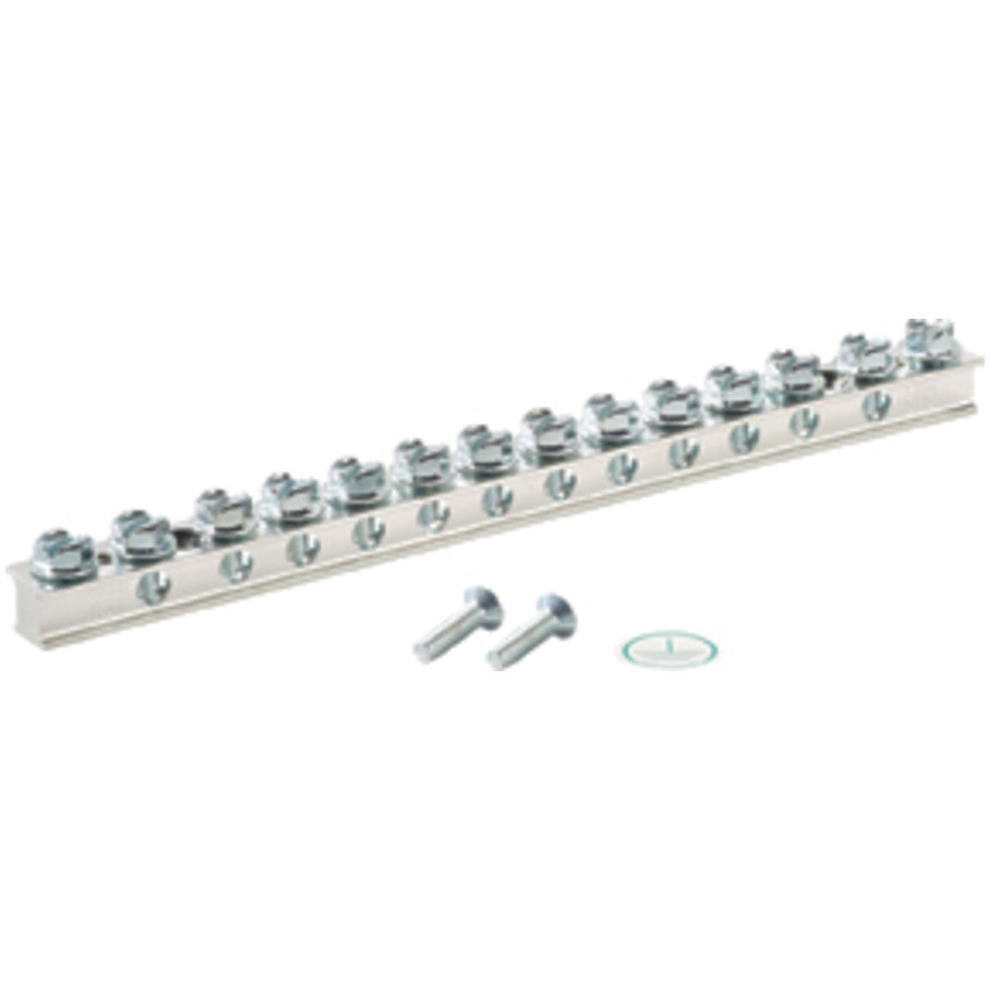 StructuredGround Universal Ground Bar, Silver, Copper, Tin-Plated, 8.28 in. L