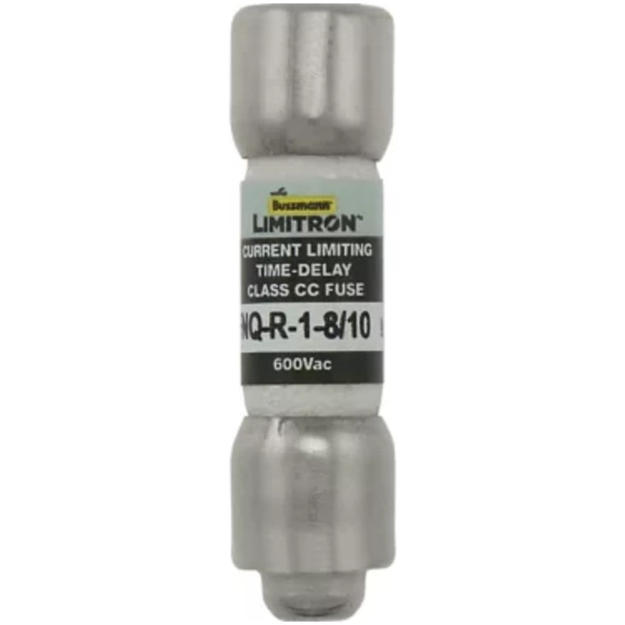Limitron FNQ-R Series Class CC Time Delay Fuse, Rejection-Type, Current-Limiting, 1-8/10A, 600V