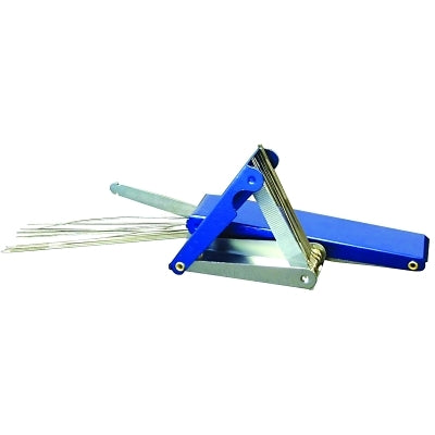 Tip Cleaner Set, Standard, 13 Steel Cleaners, Includes Aluminum and Stainless Steel Case/File