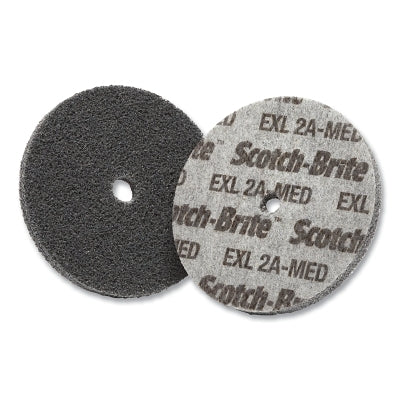 3M 048011-15532 EXL Unitized Deburring Wheel, 3 X 1/4, Medium, Aluminum Oxide
